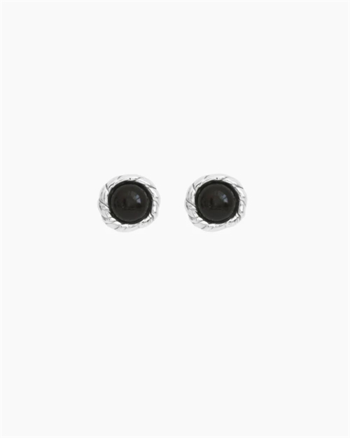 CORALI LULU ØRERINGE STERLING SILVER ONYX STONE
